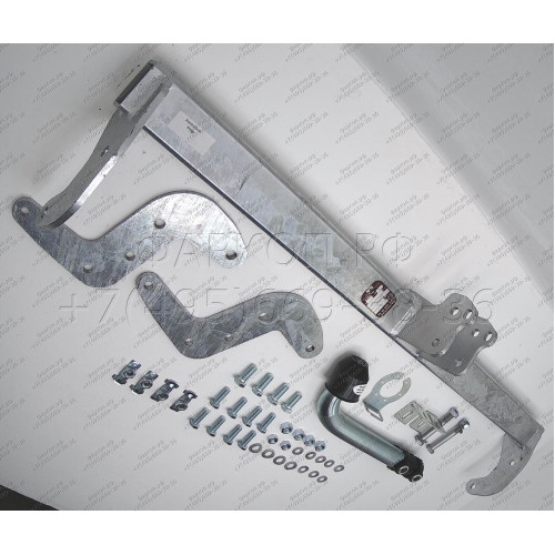 P045A GALIA Полностью оцинкованный фаркоп на Peugeot 2008 2013-2019. Тип шара: A. Установка без снятия и выреза бампера. Нагрузки: 1400/60 кг, масса фаркопа 16,01 кг