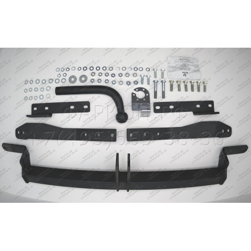 PE 01 AVTOS Фаркоп на Peugeot Partner L1 2008-2018, 2018-, Citroen Berlingo L1 2008-2018, 2018-, Toyota Proace City L1 2019-, Opel Combo L1 2018-, Peugeot Rifter L1 2019-, FIAT Doblo L1 2022-. Требуется подрезка бампера. Тип шара: A. Нагрузки: 1300/75 кг,