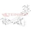 R-069 STEINHOF Фаркоп на Renault Kadjar 2015-2022 без подрезки бампера. Тип шара: AV (вертикальное быстросъемное крепление шара на ключе). Нагрузки: 2000/80 кг, масса фаркопа 27,8 кг (без электрики в комплекте)