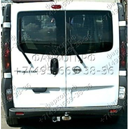 R-127 STEINHOF Фаркоп на Renault Trafic фургон, микроавтобус 05/2001-2014, Opel Vivaro 2001-2014, Nissan Primastar 09/2002-2014 без снятия и подрезки бампера. Тип шара: F. Нагрузки: 2000/80