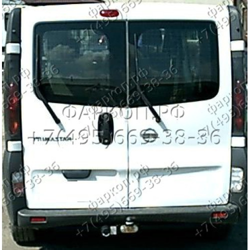 R-127 STEINHOF Фаркоп на Renault Trafic фургон, микроавтобус 05/2001-2014, Opel Vivaro 2001-2014, Nissan Primastar 09/2002-2014 без снятия и подрезки бампера. Тип шара: F. Нагрузки: 2000/80 кг, масса фаркопа 19,7 кг (без электрики в комплекте)