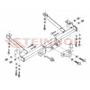 R-127 STEINHOF Фаркоп на Renault Trafic фургон, микроавтобус 05/2001-2014, Opel Vivaro 2001-2014, Nissan Primastar 09/2002-2014 без снятия и подрезки бампера. Тип шара: F. Нагрузки: 2000/80 кг, масса фаркопа 19,7 кг (без электрики в комплекте)