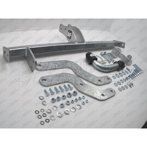 R046A GALIA Полностью оцинкованный фаркоп на Renault Scenic RX4 1999-2007. Тип шара: A. Установка без снятия и выреза бампера. Нагрузки: 1350/65 кг, масса фаркопа 17,5 кг