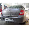 R083C GALIA Полностью оцинкованный фаркоп на Renault Symbol седан 2000-2008, 2008-2012. Тип шара: C (горизонтальный съемный). Установка без снятия и выреза бампера. Нагрузки: 1150/75 кг, масса фаркопа 14,1 кг