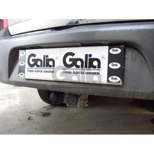R083C GALIA Полностью оцинкованный фаркоп на Renault Symbol седан 2000-2008, 2008-2012. Тип шара: C (горизонтальный съемный). Установка без снятия и выреза бампера. Нагрузки: 1150/75 кг, масса фаркопа 14,1 кг