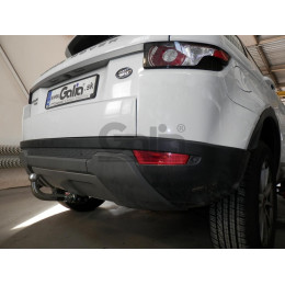 R093C GALIA Полностью оцинкованный фаркоп на Land Rover Range Rover Evoque 2011-2019. Тип шара: C (горизонтальный съемный). Невидимый вырез бампера. Нагрузки: 2000/125 