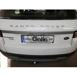 R093C GALIA Полностью оцинкованный фаркоп на Land Rover Range Rover Evoque 2011-2019. Тип шара: C (горизонтальный съемный). Невидимый вырез бампера. Нагрузки: 2000/125 