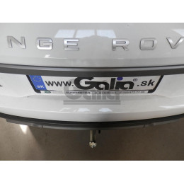 R093C GALIA Полностью оцинкованный фаркоп на Land Rover Range Rover Evoque 2011-2019. Тип шара: C (горизонтальный съемный). Невидимый вырез бампера. Нагрузки: 2000/125 