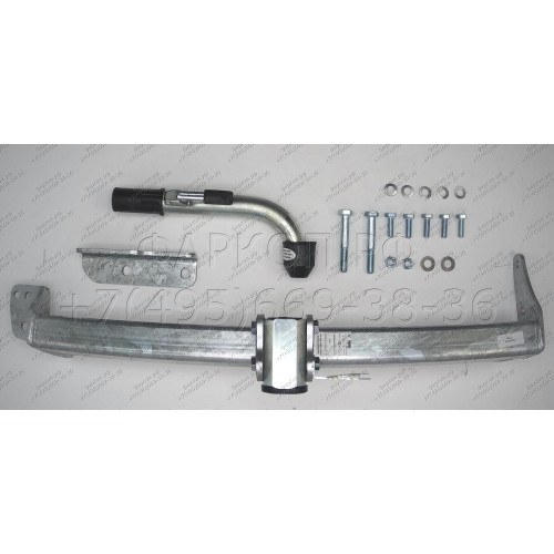 R093C GALIA Полностью оцинкованный фаркоп на Land Rover Range Rover Evoque 2011-2019. Тип шара: C (горизонтальный съемный). Невидимый вырез бампера. Нагрузки: 2000/125 кг, масса фаркопа 16,07 кг