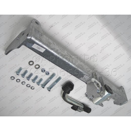 R093C GALIA Полностью оцинкованный фаркоп на Land Rover Range Rover Evoque 2011-2019. Тип шара: C (горизонтальный съемный). Невидимый вырез бампера. Нагрузки: 2000/125 