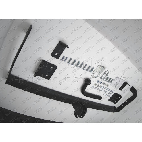 RN 08 AVTOS Фаркоп на Renault Kangoo 2010-2020. Необходима подрезка бампера. Тип шара: A. Нагрузки: 1350/75 кг, масса фаркопа 18 кг (без электрики в комплекте)
