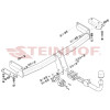 S-488 STEINHOF Фаркоп на SsangYong XLV 2WD 2016-2021, SsangYong Tivoli Grand 2WD 2021-2023 без снятия и подрезки бампера. Тип шара: AH (горизонтальное быстросъемное крепление шара на ключе). Нагрузки: 1500/85 кг, масса фаркопа 13,5 кг (без электрики в ком