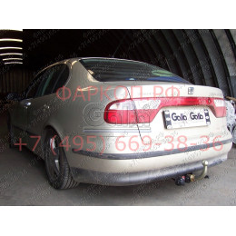 S012A GALIA Полностью оцинкованный фаркоп на SEAT Toledo седан 1998-2004. Тип шара: A. Невидимый вырез бампера. Нагрузки: 1600/75 кг, масса фаркопа 15,25 кг
