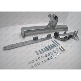 S076C GALIA Полностью оцинкованный фаркоп на Subaru Legacy универсал (BP), Subaru Outback 4WD 2004-2009. Тип шара: C (горизонтальный съемный). Невидимый вырез бампера. 