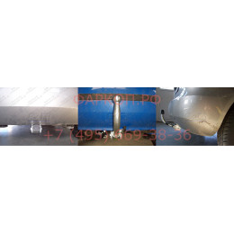 S081C GALIA Полностью оцинкованный фаркоп на Skoda Fabia хетчбек 2000-2007, 2007-2014. Подрозетник убирается за бампер. Тип шара: C (горизонтальный съемный). Не