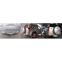 S097A GALIA Полностью оцинкованный фаркоп на Suzuki Grand Vitara 5 дверей 2005-2016. Тип шара: A. Невидимый вырез бампера. Нагрузки: 2000/85 кг, масса фаркопа 17,02 кг