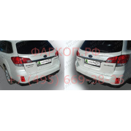 S307-A Лидер-плюс ТСУ для Subaru Outback (ВМ) 2009-2015. Требуется подрезка бампера. Нагрузки: 1500/75 кг, масса фаркопа 14,04 кг (без электрики в комплекте)