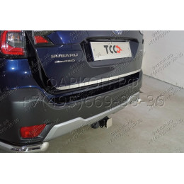 TCU00291 ТСС Фаркоп на Subaru Outback 2021-. Требуется подрезка бампера. Тип шара: E (шаровый узел под американский квадрат). Нагрузки: 1250/75 кг