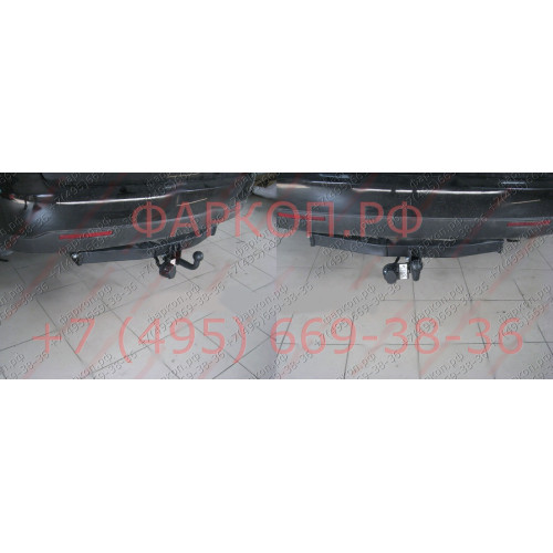 SY 005 AVTOS Фаркоп на SsangYong Kyron 2005-2016, SsangYong Rexton 2002-2006 без подрезки бампера. Тип шара: A. Нагрузки: 2000/100 кг, масса фаркопа 19 кг (без электрики в комплекте)