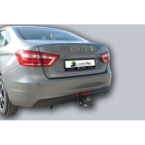 T-VAZ-41A TAVIALS ТСУ со съемным шаром для Lada Vesta седан 2015-2022 без выреза бампера. Нагрузки: 1200/75 кг, масса фаркопа 10,9 кг (без электрики в комплекте)
