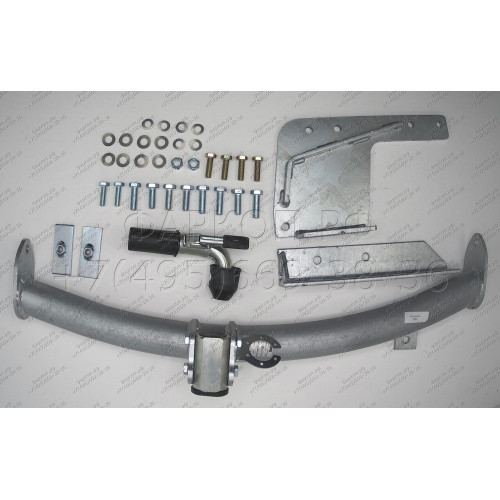 T050C GALIA Полностью оцинкованный фаркоп на Toyota Land Cruiser 100 1998-2008, Lexus LX470 1998-2008. Тип шара: C (горизонтальный съемный). Установка без снятия и выреза бампера. Нагрузки: 3500/140 кг, масса фаркопа 25,87 кг