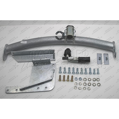 T050C GALIA Полностью оцинкованный фаркоп на Toyota Land Cruiser 100 1998-2008, Lexus LX470 1998-2008. Тип шара: C (горизонтальный съемный). Установка без снятия и выреза бампера. Нагрузки: 3500/140 кг, масса фаркопа 25,87 кг