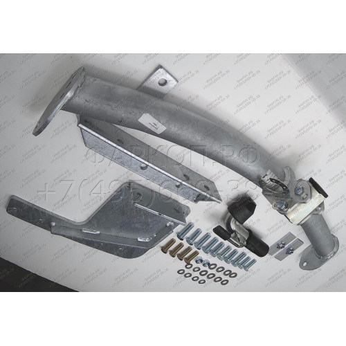 T050C GALIA Полностью оцинкованный фаркоп на Toyota Land Cruiser 100 1998-2008, Lexus LX470 1998-2008. Тип шара: C (горизонтальный съемный). Установка без снятия и выреза бампера. Нагрузки: 3500/140 кг, масса фаркопа 25,87 кг