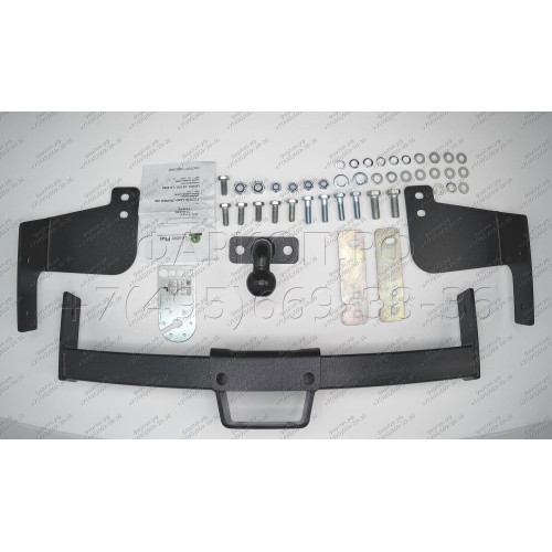 T110-FC Лидер-плюс ТСУ для Toyota Land Cruiser 200 2007-2021, Lexus LX570 2007-2021, Lexus LX450d 2015-2021 без снятия и выреза бампера. Тип шара: FC. Нагрузки: 1200/50 кг, масса фаркопа 19,32 кг (без электрики в комплекте)