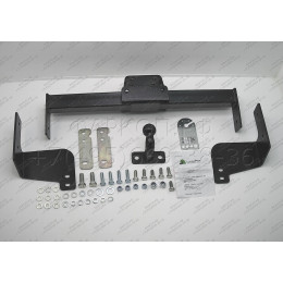 T110-FC Лидер-плюс ТСУ для Toyota Land Cruiser 200 2007-2021, Lexus LX570 2007-2021, Lexus LX450d 2015-2021 без снятия и выреза бампера. Тип шара: FC. Нагрузки: 1200/50 кг, масса фаркопа 1