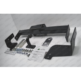 T110-FC Лидер-плюс ТСУ для Toyota Land Cruiser 200 2007-2021, Lexus LX570 2007-2021, Lexus LX450d 2015-2021 без снятия и выреза бампера. Тип шара: FC. Нагрузки: 1200/50 кг, масса фаркопа 1