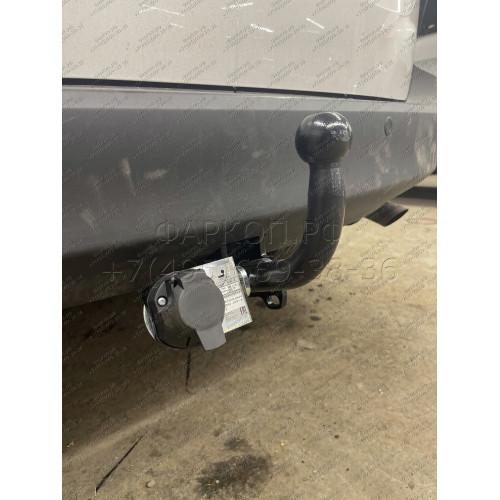 T116-A Лидер-плюс ТСУ для Toyota RAV4 2013-2019. Требуется подрезка бампера. Нагрузки: 1500/75 кг, масса фаркопа 23,5 кг (без электрики в комплекте)