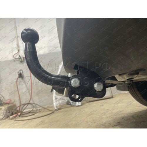 T116-A Лидер-плюс ТСУ для Toyota RAV4 2013-2019. Требуется подрезка бампера. Нагрузки: 1500/75 кг, масса фаркопа 23,5 кг (без электрики в комплекте)