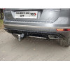TCU00035 ТСС Фаркоп на Volkswagen Touareg, в т.ч. R-Line 2014-2018 без подрезки бампера. Тип шара: E (шаровый узел под американский квадрат). Нагрузки: 3500/100 кг