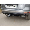 TCU00035 ТСС Фаркоп на Volkswagen Touareg, в т.ч. R-Line 2014-2018 без подрезки бампера. Тип шара: E (шаровый узел под американский квадрат). Нагрузки: 3500/100 кг