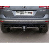 TCU00035 ТСС Фаркоп на Volkswagen Touareg, в т.ч. R-Line 2014-2018 без подрезки бампера. Тип шара: E (шаровый узел под американский квадрат). Нагрузки: 3500/100 кг