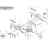 TCU00133N ТСС Фаркоп на Subaru Forester S5 2018-2024. Требуется подрезка бампера. Тип шара: E (шаровый узел под американский квадрат с нержавеющим шаром). Нагрузки: 1250/75 кг