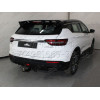 TCU00154 ТСС Фаркоп на Geely Coolray 2020-2024, 2024-, Belgee X50 2023- без подрезки бампера. Тип шара: E (шаровый узел под американский квадрат). Нагрузки: 1250/75 кг