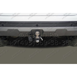 TCU00327 ТСС Фаркоп на Chery Tiggo 4 Pro 2022- без подрезки бампера. Тип шара: E (шаровый узел под американский квадрат). Нагрузки: 1500/100 кг