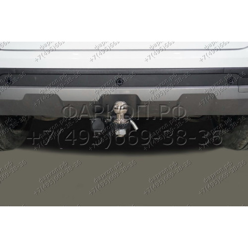 TCU00327 ТСС Фаркоп на Chery Tiggo 4 Pro 2022- без подрезки бампера. Тип шара: E (шаровый узел под американский квадрат). Нагрузки: 1500/100 кг