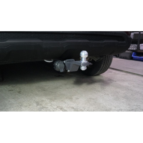 TCU00395 ТСС Фаркоп на BAIC X35 2023-. Тип шара: E (шаровый узел под американский квадрат). Нагрузки: 750/50 кг