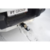 THI-15-991124.00 PT GROUP Фаркоп с нержавеющей накладкой на Sollers ST6 2023-, Sollers ST8 2025-, Toyota Hilux 2015-, JAC T6 2015-, JAC T8 2023-, JAC T8 Pro 2023- без подрезки бампера. Тип шара: E (легкосъемный шар под квадрат). Нагрузки: 3500/140 кг, мас