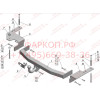 TY 28 AVTOS Фаркоп на Toyota Land Cruiser 200 2007-2021, Lexus LX 2007-2022. Необходима подрезка бампера. Тип шара: A. Нагрузки: 1500/75 кг, масса фаркопа 18,5 кг (без электрики в комплекте)