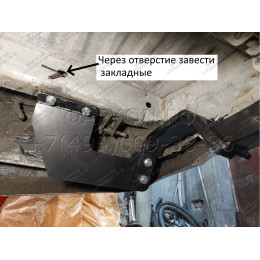 H.T46.A HALTY Фаркоп на Toyota Estima 2000-2006 (в т.ч. комплектация Aeras), Toyota Alphard 2002-2008, Toyota Previa 2000-2006. Возможно потребуется подрезка бампера. Тип шара: A. Нагру