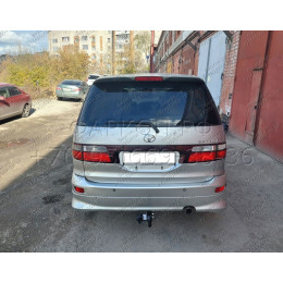 H.T46.A HALTY Фаркоп на Toyota Estima 2000-2006 (в т.ч. комплектация Aeras), Toyota Alphard 2002-2008, Toyota Previa 2000-2006. Возможно потребуется подрезка бампера. Тип шара: A. Нагру