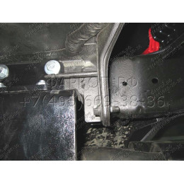 FA 0724-E Бизон Фаркоп на Hyundai Santa Fe 2012-2018, Kia Sorento II XM 2012-2020. Требуется подрезка бампера. Тип шара: E (легкосъемный шар под квадрат). Нагрузки: 3000/120 кг