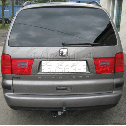 V-117 STEINHOF Фаркоп на Ford Galaxy 05/2000-2006, Seat Alhambra 05/2000-09/2010, Volkswagen Sharan 05/2000-08/2010. Требуется подрезка бампера. Тип шара: A. Нагрузки: 2100/85 кг, масса фаркопа 