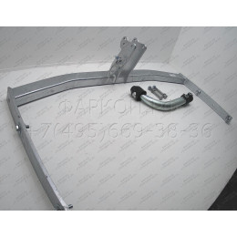 V066A GALIA Полностью оцинкованный фаркоп на Volksawgen Jetta 2005-2010, Volkswagen Golf V универсал 2007-2008, Golf VI универсал 2008-2013. Подрозетник убирается за бампер. Тип