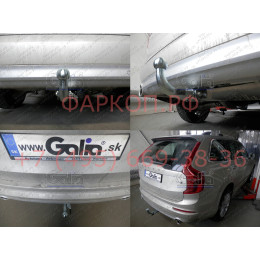 V083C GALIA Полностью оцинкованный фаркоп на Volvo XC90 2015-, Volvo XC60 2017-. Подрозетник убирается за бампер. Тип шара: C (горизонтальный съемный). Невидимый