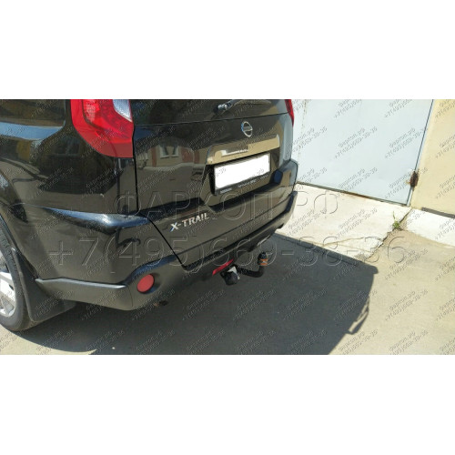 NS 29 AVTOS Фаркоп на Nissan X-Trail T31 2007-2015 без выреза в бампере. Тип шара: A. Нагрузки: 2000/100 кг, масса фаркопа 18,5 кг (без электрики в комплекте)
