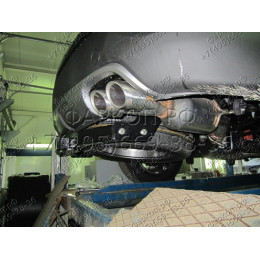 FA 0724-E Бизон Фаркоп на Hyundai Santa Fe 2012-2018, Kia Sorento II XM 2012-2020. Требуется подрезка бампера. Тип шара: E (легкосъемный шар под квадрат). Нагрузки: 3000/120 кг